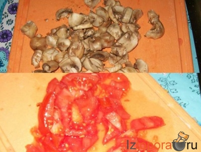 Красный борщ с грибами и тушенкой