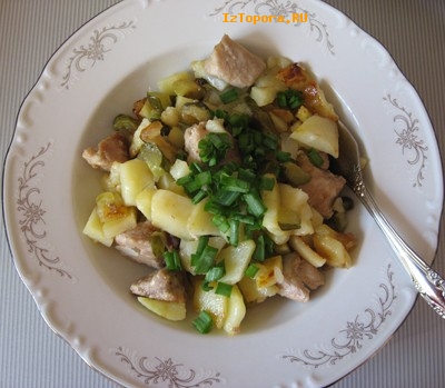 Жареное мясо с картошкой - Блюда из свинины - Горячие блюда - Рецепты - Кулинарные рецепты - Из Топора.RU Жареное мясо с картошкой - Блюда из свинины - Горячие блюда - Рецепты - Кулинарные рецепты - Из Топора.RU