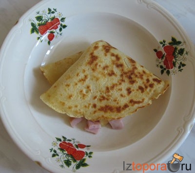Блины с ветчиной и сыром - Блины, блинчики, оладьи - Выпечка - Рецепты - Кулинарные рецепты - Из Топора.RU Блины с ветчиной и сыром - Блины, блинчики, оладьи - Выпечка - Рецепты - Кулинарные рецепты - Из Топора.RU