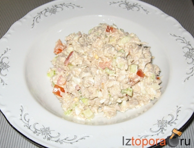 Салат из свинины с помидорами - Мясные и колбасные салаты - Салаты - Рецепты - Кулинарные рецепты - Из Топора.RU Салат из свинины с помидорами - Мясные и колбасные салаты - Салаты - Рецепты - Кулинарные рецепты - Из Топора.RU