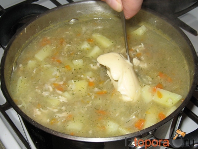Сырный суп - Блюда из птицы - Горячие блюда - Рецепты - Кулинарные рецепты - Из Топора.RU Сырный суп