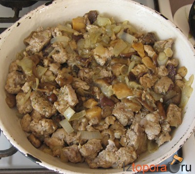 Свиная запеканка с грибами - Блюда из свинины - Горячие блюда - Рецепты - Кулинарные рецепты - Из Топора.RU Свиная запеканка с грибами