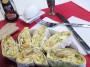 Рулет из лаваша с яйцами, сыром и курицей Рулет из лаваша с яйцами, сыром и курицей